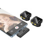 Бездротова мікрофонна система HOCO L17 Type-C (female) – Lightning (male) 600mAh, Black