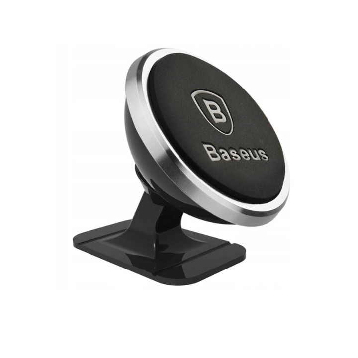 Магнітний тримач для мобiльного Baseus 360° Adjustable Magnetic Phone Mount, Silver