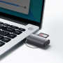Кард-рідер Baseus Lite Series USB to SD / TF, Grey