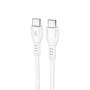 Data - кабель Wibrand Boa Type-C to Type-C 1m, White