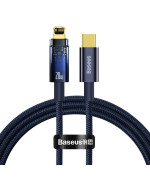 Data Кабель Baseus Explorer Series Auto Power-Off Fast Charging Type-C to Lightning 20W 1m, Blue ( CATS000003 )