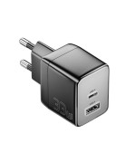 Сетевое зарядное устройство для ESSAGER ECT33W Gan 1USB 1Type-C 33W, Black
