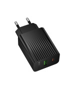 Сетевое зарядное устройство BOROFONE BAS74A PD20W, Black