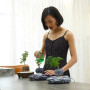 Магнитный левитационный горшок для растений HCNT Magnetic Levitating Pot M5B-PW, Brown