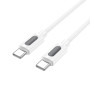 Data - кабель BOROFONE BX114 USB-C to USB-C, White