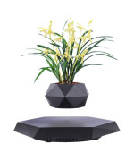 Магнитный левитационный горшок для растений HCNT Magnetic Levitating Pot M10-PZ1, Black