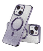 Чохол Cosmic CD Shiny Magnetic для iPhone 15, Purple