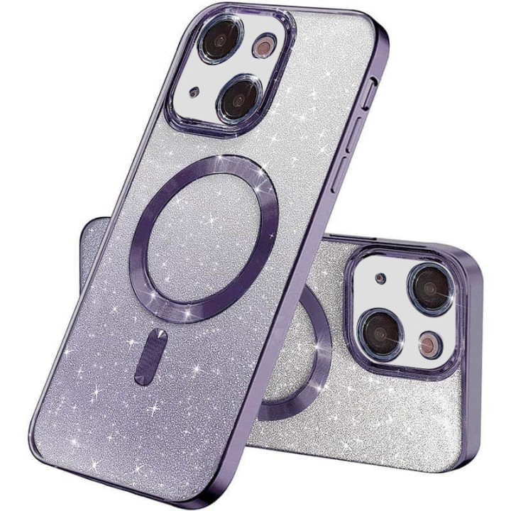 Чехол Cosmic CD Shiny Magnetic для iPhone 15, Purple