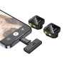 Бездротова мікрофонна система HOCO L17 Type-C (female) – Lightning (male) 600mAh, Black