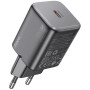 Сетевое зарядное устройство HOCO N40 Mighty single port PD20W / QC3.0 3A charger, Black