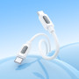 Data - кабель BOROFONE BX114 USB-C to USB-C, White