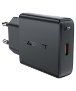 Мережевий зарядний пристрій ACEFAST A65 PD20W / QC3.0 1.67A GaN, Black