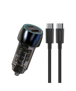 Автомобильное зарядное устройство WUW T103C PD30W, Black