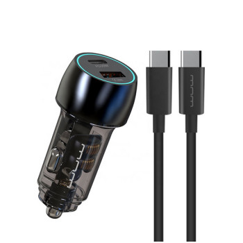 Автомобильное зарядное устройство WUW T103C PD30W, Black
