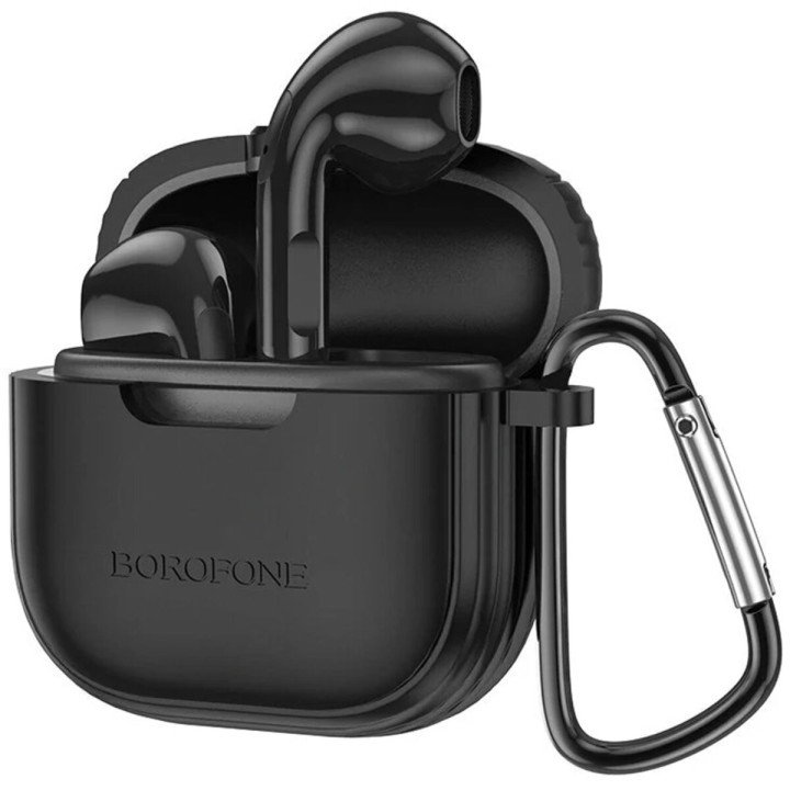 Bluetooth наушники-гарнитура BOROFONE BW29 Charm true wireless BT headset Space 200 mAh, Black