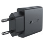Мережевий зарядний пристрій ACEFAST A65 PD20W / QC3.0 1.67A GaN, Black