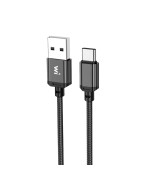 Data - кабель Wibrand Cobra USB-A to Type-C 1m, Black