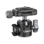 Адаптер кронштейн Ulanzi Vijim U-80L Mini Ball со шаровой головкой для штативов, Black