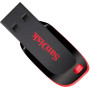 Флешка Flash SanDisk USB 2.0 Cruzer Blade 16Gb, Black / Red