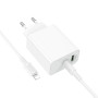 Сетевое зарядное устройство BOROFONE BA108A PD30W с кабелем USB-C to Lightning, White