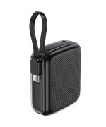 Внешний аккумулятор Power Bank ACEFAST M15-10000 PD20W with cable Type-C 10000mAh, Black