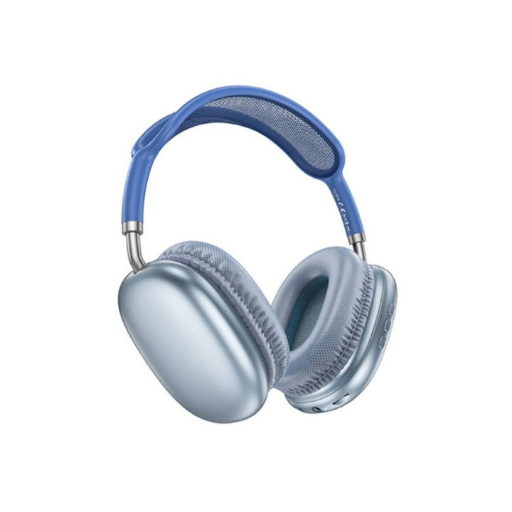 Bluetooth наушники BOROFONE BO22 Plus Elegant BT headphones 800 mAh, Sky Blue