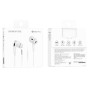 Наушники-гарнитура BOROFONE BM80 Pro Elegant wire-controlled earphones with microphone 1,2 м, White