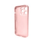 Чехол AG Glass Matt Frame Color для iPhone 15 Pro, Pink