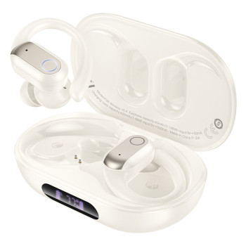 Бездротові навушники Bluetooth BOROFONE FQ6 400 mAh, Milky White