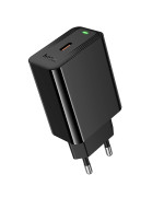 Мережевий зарядний пристрій HOCO CS93A Type-C PD20W, Black
