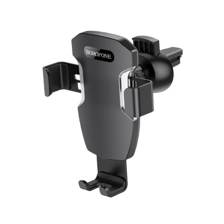 Автотримач для телефона BOROFONE BH55 Fenix air outlet gravity holder, Black