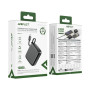 Зовнішній акумулятор Power Bank ACEFAST M15-10000 PD20W with cable Type-C 10000mAh, Black