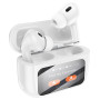 Bluetooth наушники-гарнитура BOROFONE BW76 Brocade true wireless ANC noise reduction touch screen BT headset, White