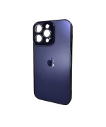 Чохол AG Glass Sapphire Frame для iPhone 15 Pro, Deep Purple