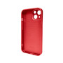 Чехол AG Glass Matt Frame Color для iPhone 14, Red