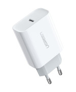 Мережевий зарядний пристрій UGREEN CD137 PD20W, White