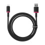 Data - кабель Baseus Dura USB to Lightning 1m, Red-Black