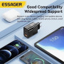 Мережевий зарядний пристрій ESSAGER ECT33W Gan 1USB 1Type-C 33W, Black