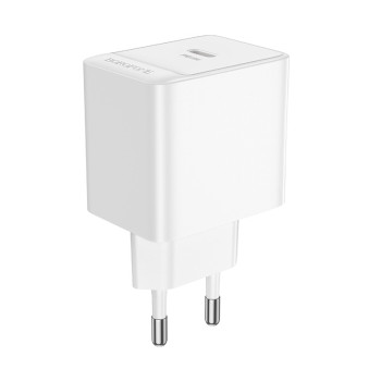 Мережевий зарядний пристрій BOROFONE BAS13A PD20W / QC3.0 1.67 A, White