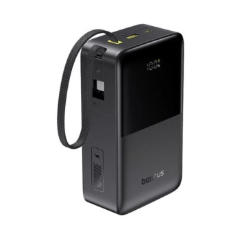 Зовнішній акумулятор Power Bank Baseus EnerFill FC51 Bipow 2 Pro USB QC3.0 / Type-C PD20W with cable 30000mAh, Black