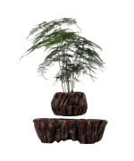Магнитный левитационный горшок для растений HCNT Magnetic Levitating Pot M5B-PW, Brown
