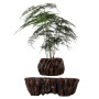 Магнитный левитационный горшок для растений HCNT Magnetic Levitating Pot M5B-PW, Brown