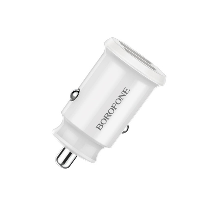 Автомобільний зарядний пристрій BOROFONE BZ8 MaxRide 2USB, White