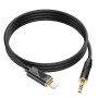 Аудіо-кабель HOCO UPA30 Lightning to AUX 3.5 мм, Black