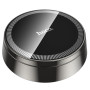 Автодержатель для смартфона HOCO H83 Metal ring magnetic car holder(center console), metal grey