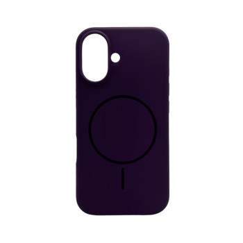 Чохол Cosmic Silicone Case Magnetic для iPhone 16, Dark Purple