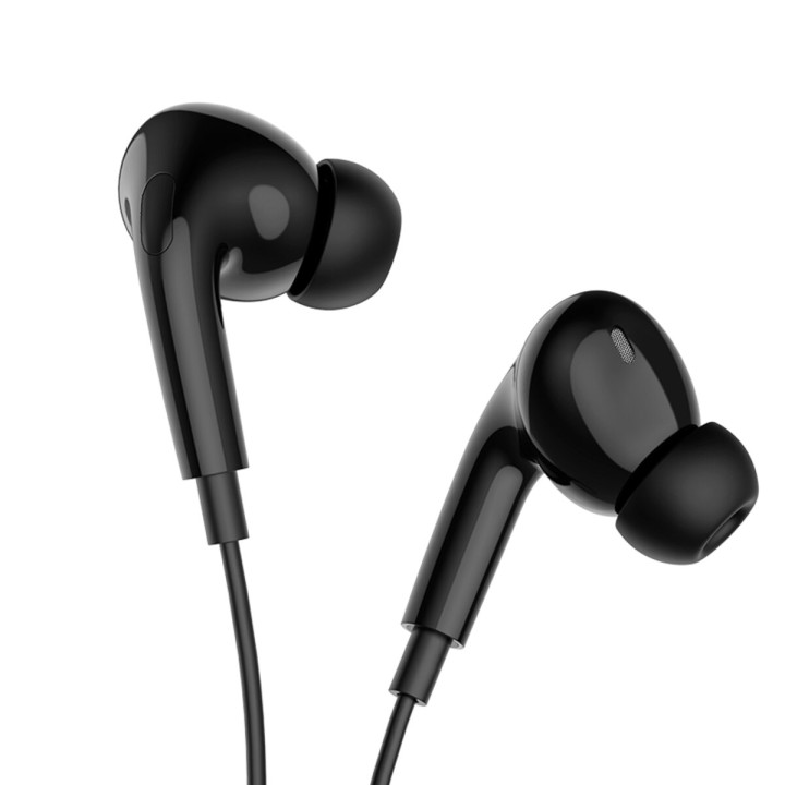 Проводные Наушники BOROFONE BM100 Pro 3.5 мм (mini-Jack) 1.2 м, Black