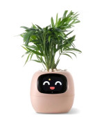 Интерактивный умный горшок для растений Ivy Smart Planter Tuya AI, Pink