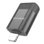 Перехідник - Адаптер BOROFONE BV18 Lightning male to USB female USB2.0, Black