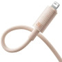 Data Кабель Baseus Habitat Series Fast Charging Cable USB to Lightning 2.4A 2m, Wheat Pink